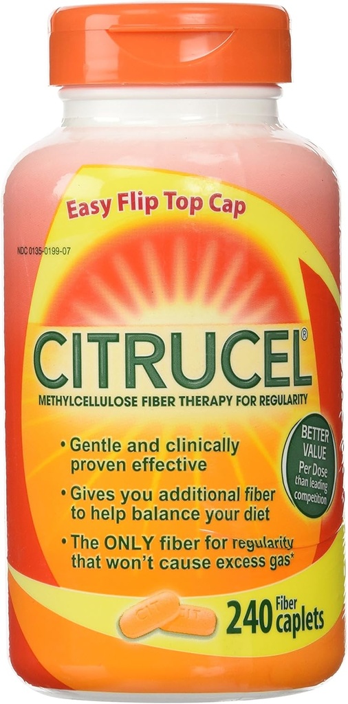 Citrucel Fiber terapia pre pravidelnosť 500 mg - 240 Caplets
