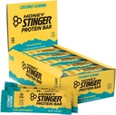 Med Stinger Protein Bar, Kokosový mandľ, Bielkoviny balené potraviny na cvičenie, vytrvalosť a výkon, Športová výživa Snack pre domáce & Gym, Post Cvičenie, Box 15