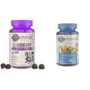 Záhrada života Organics Staršie plody Gummy pre dospelých a deti - Imunitná podpora Supplement with Organic Fruit & Organics Pánske Gummy Vitamíny Multi Berry, 120 Počet