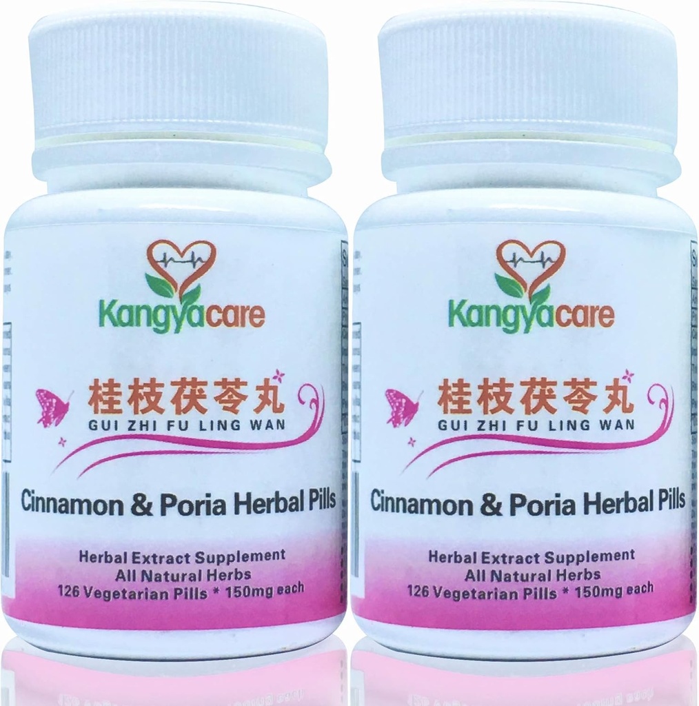 GUI Zhi Fu Ling Wan - Cinnamon & Poria Pills - Prírodný cyklus Relief -Pomoc Menstrual Cramps, Pelvic Cramping, Bloating, Obdobie nepohodlie -Podporte zdravie žien- všetko prírodné - 252 Ct (2)