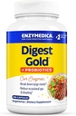 Enzymedica Digest Gold + Probiotiká, 2-in-1 Formula pre zdravie Gut, tráviace enzýmy a aktívne probiotické kultúry, 180 Počet