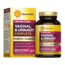 Renew Life Women's Wellness Vaginal and Urinary Probiotic and Cranberry Supplement, Probiotic Supplement for pH Balance for Women, Digestive Health, Dairy, Soy and Gluten-free, 3,5 miliardy CFU 60 Ct