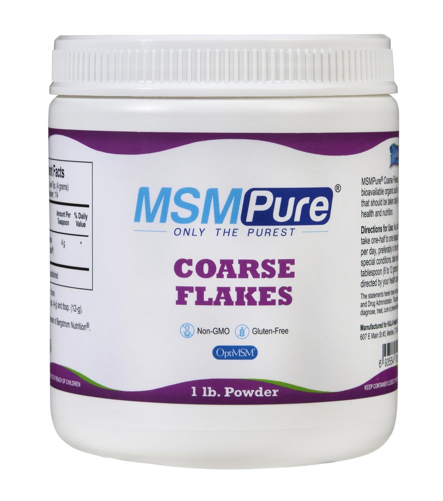 KALA ZDRAVIE MSMPure Coarse MSM Powder Flakes 