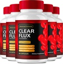 Clear Flux Supplement, Super Boost Clear Flux Supplement, Clear Flux pilulky, Oficiálna formula, Premium podpora pre udržanie stabilných úrovní a zdravý obeh, Clear Flux Health Reviews (5 balenie)