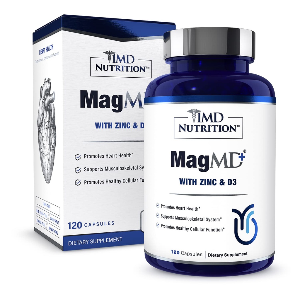 1MD Nutrition MagMD Plus - horčík so zinkom & D3 