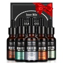 ISNER MILE medvedí olej súprava pre mužov kondicionér: Cedarwood Sandalwood Sage Orange unscented, fúzy mäkké hydratačné, Valentines darčeky pre neho manžel, otcovia narodeniny darčeky pre otca muža priateľa