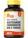 Sundance Glucosamine Chondroitin s MSM a Turmerica 80 Caplets 