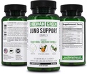 Siberian Green Lung Support Complex 60 Kapsule - Tradičné Formula Supplement Bohaté na Quercetin, Citrus Bioflavonoids, Pine Bark