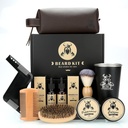 Darčeky pre mužov, otcov deň narodenín darčeky pre mužov otec ho, grooming & Trimming nástroj kompletný set, brada starostlivosť s 2 brada rast olej/Balm/Brush/Comb/Shoing Soap/Cup&Storage Bag