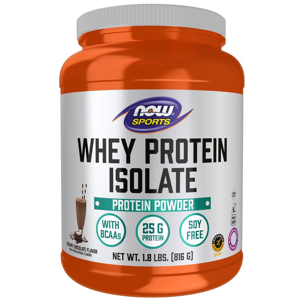TERAZ Potraviny Športová výživa, Srvátkový proteín Izolát, 25 g S BCAA, Krémový čokoládový prášok, 1,8-libra
