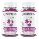 PUREFINITY Staršie Gummy s Sambucus, Vitamín C, a Zinok 