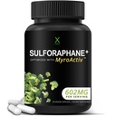 HUMANX Sulforaphane+ 602mg - USA Testovaná tretia strana - Sulforaphane s brokolica Seed Extract & Moringa - podporuje výrobu antioxidantu, detoxikáciu a bunkové zdravie - Brokolica doplnok