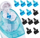 Silikónová soľná voda Pods Náplne Príslušenstvo Kompatibilný s Navage Nasal Care Nasal Irrigation System - Save Salt Water struky pre jednoduchú prevádzku (6 Black + 6 Blue), nomal