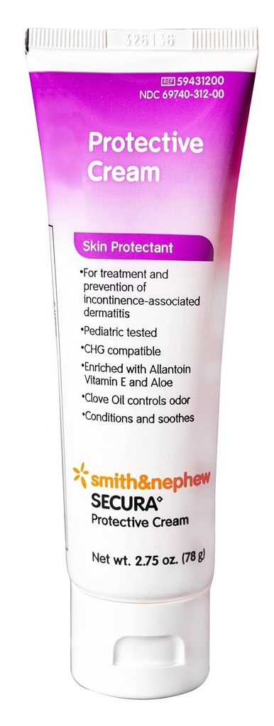 Smith & Nephew Skin Protectant Secura 2.75 oz. Tube Cream (# 59431200, predané za kus)