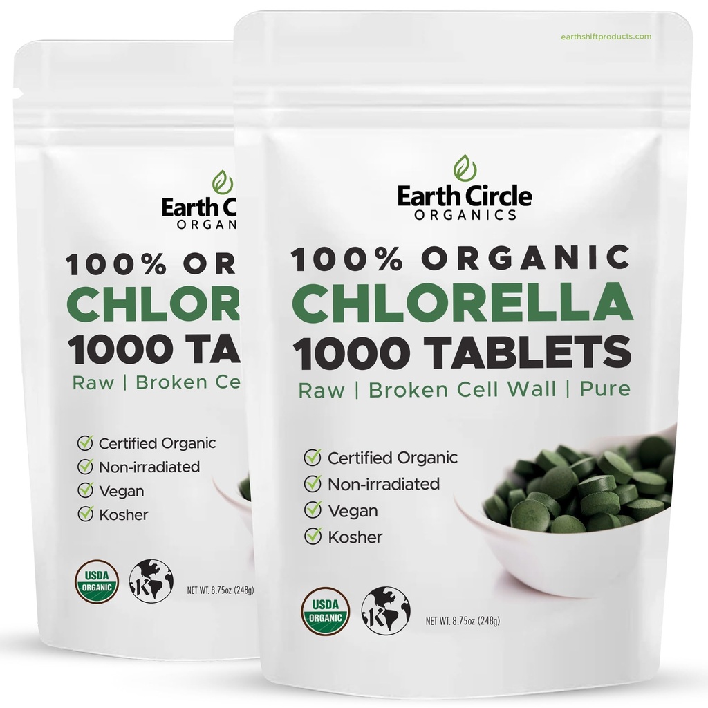 Organic Chlórella Tablety 1000 Gróf 