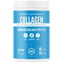 NBI Unflavred, Collagen Peptides Powder, Paleo- a Keto Friendly, Typ I a III Hydrolyzed Collagen, Amino Acids Supplement, Dairy Free, Soy Free, Gluten Free