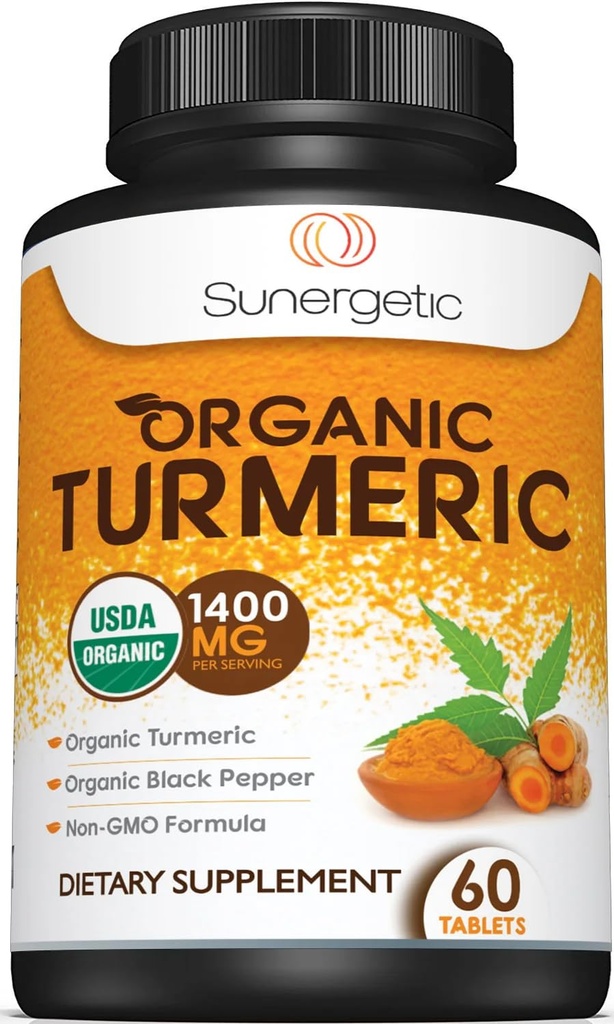 USDA Certified Organic Turmeric Supplement 
