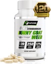 herbolab Horny Coat Weed Extract, Štandardizovaný na 10% Icariin, 250mg x 120 Kapsule (AKA Epimedium Extract, Barrenwort, Bishop 