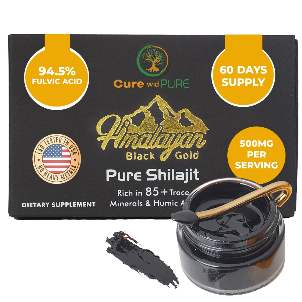 Cure wid Pure Himalayan Shilajit pre mužov a ženy 
