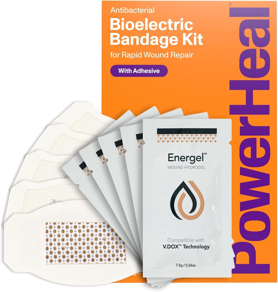 PowerHeal Bio Electric Bandage Kit for Wound Care & Fast Healing 
