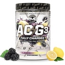 PMD Sports ACG3 plne nabitý - Electrifying Pre Cvičenie Powder - High Energy & Pump Pre Cvičenie pre mužov a ženy maximalizovať zameranie, vytrvalosť a výkon - BlackBerry Lemonade (30-60 Servings)