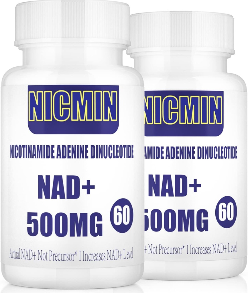 800MG Lipozomálne NAD+ s TMG 300MG, Actual NAD+ Supplement, Superior Absorbtion Boost NAD Plus pre bunkovú energiu, zdravé starnutie a svalové opravy 120 kapsúl (Stock of 2)