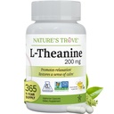 Nature's Trove L-Theanine 200mg Super Value Size - 365 Vegetariánske kapsule
