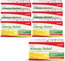 Leader 4 Hour Allergy Relief, Chlórfeniramín Tablety s maleátmi, Antihistaminikum, 4 mg, 100 gróf (Pack of 6)