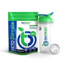 BioTrust Keto Elevate Pure C8 MCT Oil Powder (Unflavred) BlenderBottle Bundle