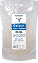 Nutricost Prázdne kapsuly Želatína Veľkosť 1-1000 Jasné Prázdne '1' Gélové kapsuly - Kosher, Non-GMO, Soy Free, Gluten Free