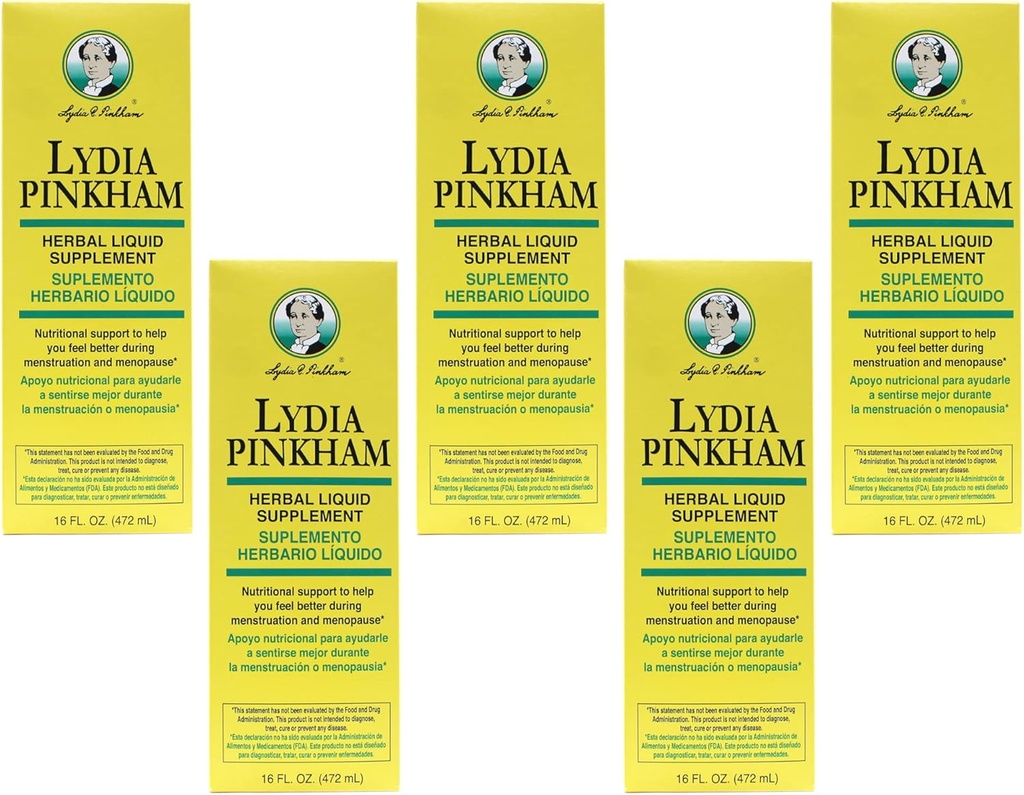 Lydia Pinkham Bylinné kvapaliny doplnok 16 oz (Pack of 5)
