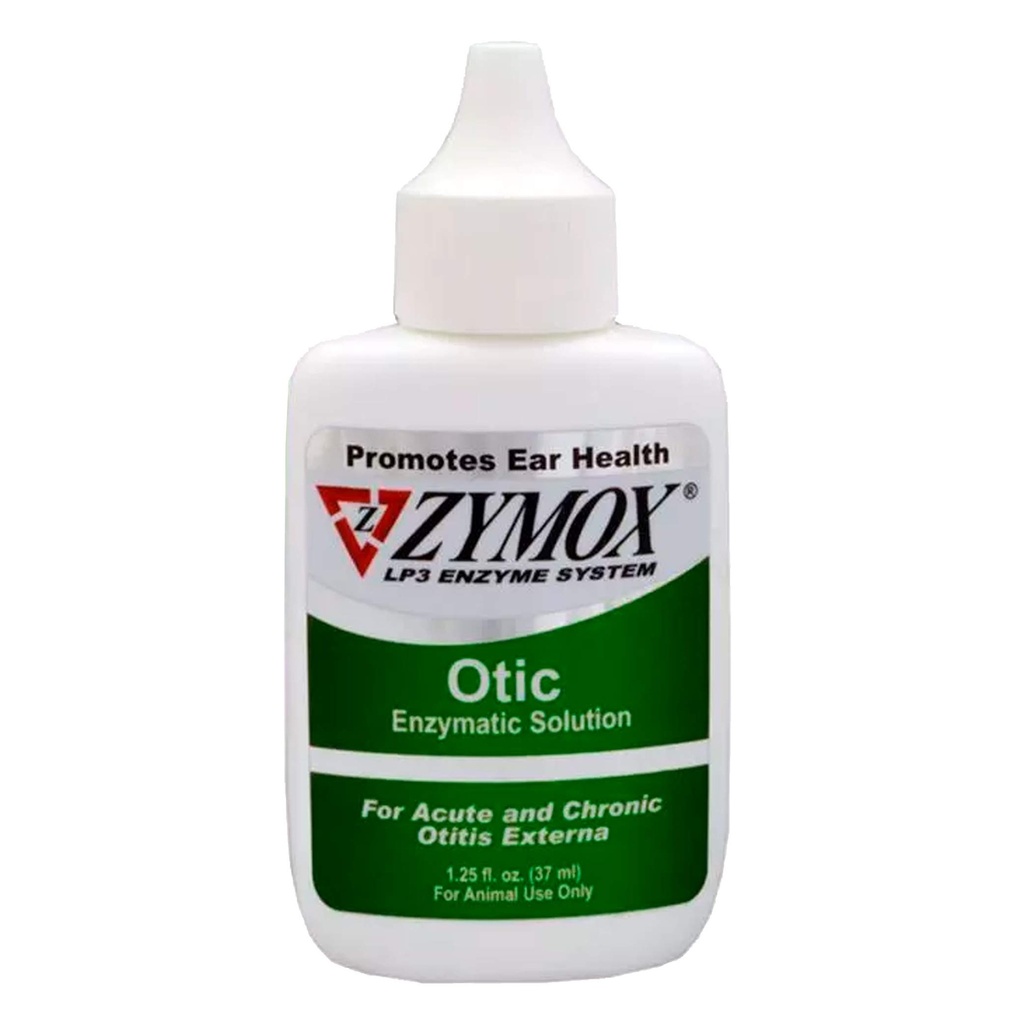 Pet King Brands Zymox Otic Enzymatické riešenie pre psy a mačky na upokojenie infekcie ucha bez hydrokortizónu na úľavu od svrbenia, 1.25oz