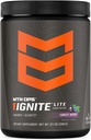 MTN OPS Ignite Lite Energy Drink Powder Gluten Free Nitric Oxide Supplement Drink Mix, L Arginine, L Citruline, Caffeine & Nootropic Cucur Free Drink Mix, 45 Servings, Forest Berry