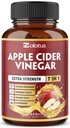 Zolotus 7 v 1 kapsule Apple Cider Ocogar, 3 mesiace Dodávka s škoricou Ceylon, Zázvor, Turmerica, Staršie plody na podporu Zažívacie, Immune, 90 kapsúl