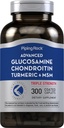 Piping Rock Glukozamín Chondroitin MSM Turmeric 
