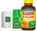 Super B-Complex s C, 460 Tablety s exkluzívnymi vitamínmi a minerálmi A až Z - Lepšia Ligth &Spring Guide (2 položky)