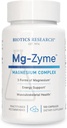Biotics Research Mg-ZymeTM Triple Magnézium Complex 100 mg- Magnézium Glycinát, Glukonát, Aspartát Pridružený doplnok, Vysoká absorpcia, Podpora spánku, Energia, Kardiovaskulárne zdravie100 Kapsule