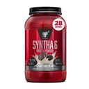 BSN SYNTHA-6 prášok na srsť, Micellar Casein, prášok na mliečne bielkoviny, sušienky a krém, 28 porcií (Backage May Vary)