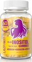 Inozitol Gummy s Myo-Inozitol & D-Chiro Inozitol, Vitamin D3, Magnesium Glycinate & Zinok - Ideálny pomer 40:1 - 30-dňový zdroj-99
