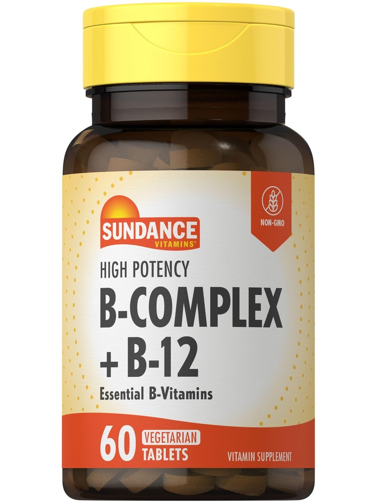 Sundance vitamín B-Complex s B-12 60 Tablety 