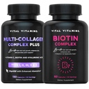 Vital Vitamíny Multi Collagen Plus pilulky + Biotin Complex pilulky