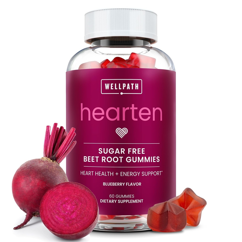 WellPath Beet Root Gumies (Cugar Free - Blueberry Flavor) 1500 mg 