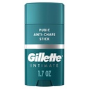 Gillette Intimate Pubic Anti-chafe Stick, Znižuje rubing a podráždenie, Pubic Anti-Chafing pre mužov, jednoduché použitie, Dermatológ testovaný