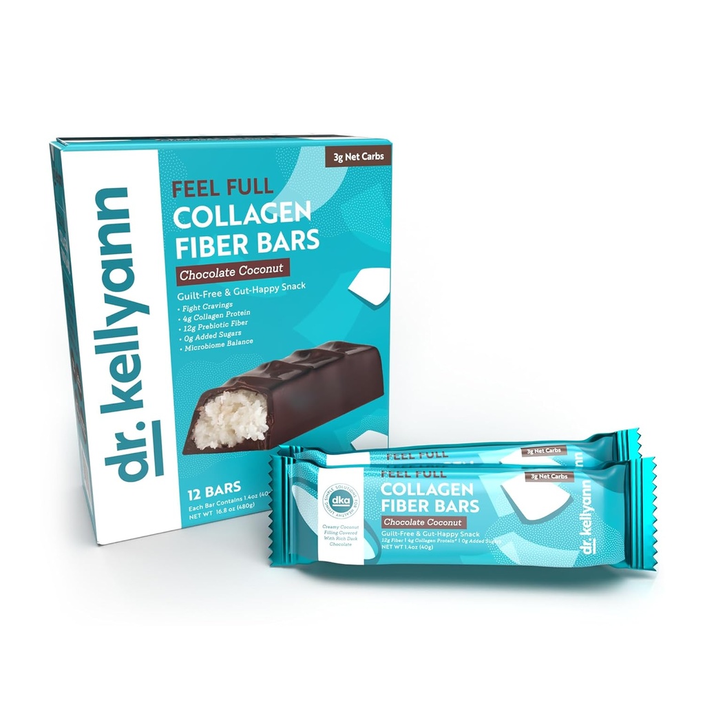 Dr Kellyann Keto Collagen Fiber Bar (12 Bary) 