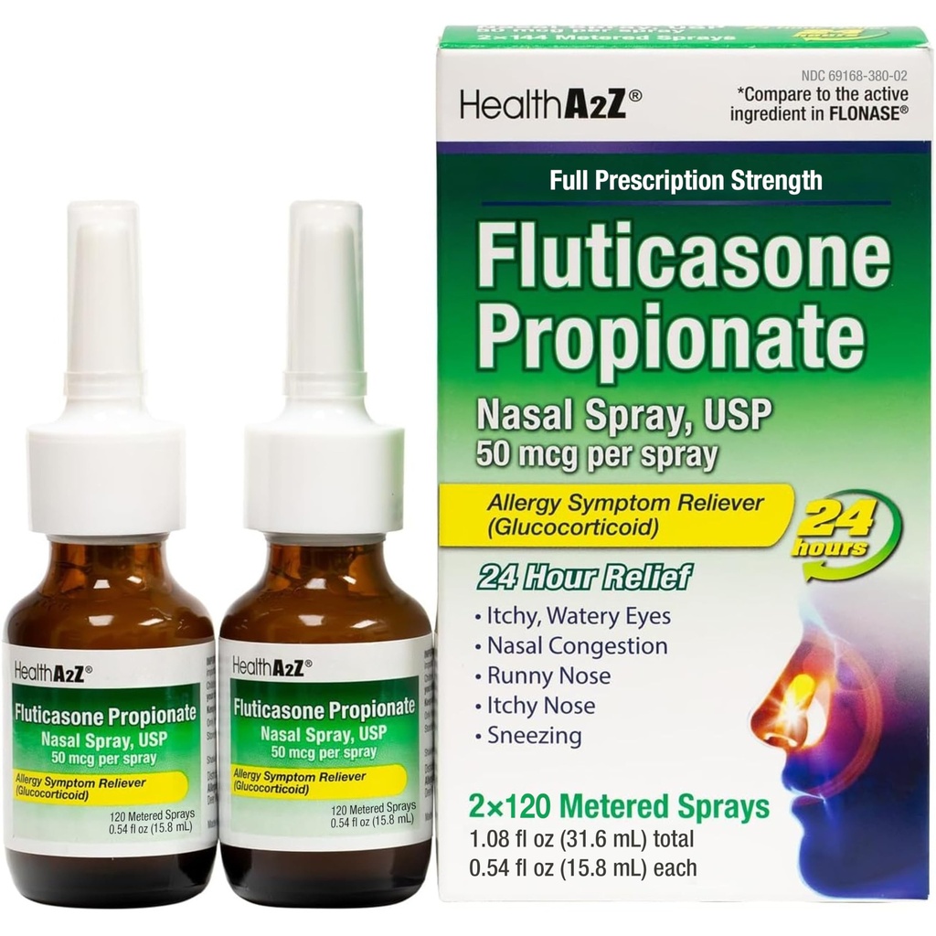 ZdravieA2Z® Fluticasone Propionát nosových sprejov 