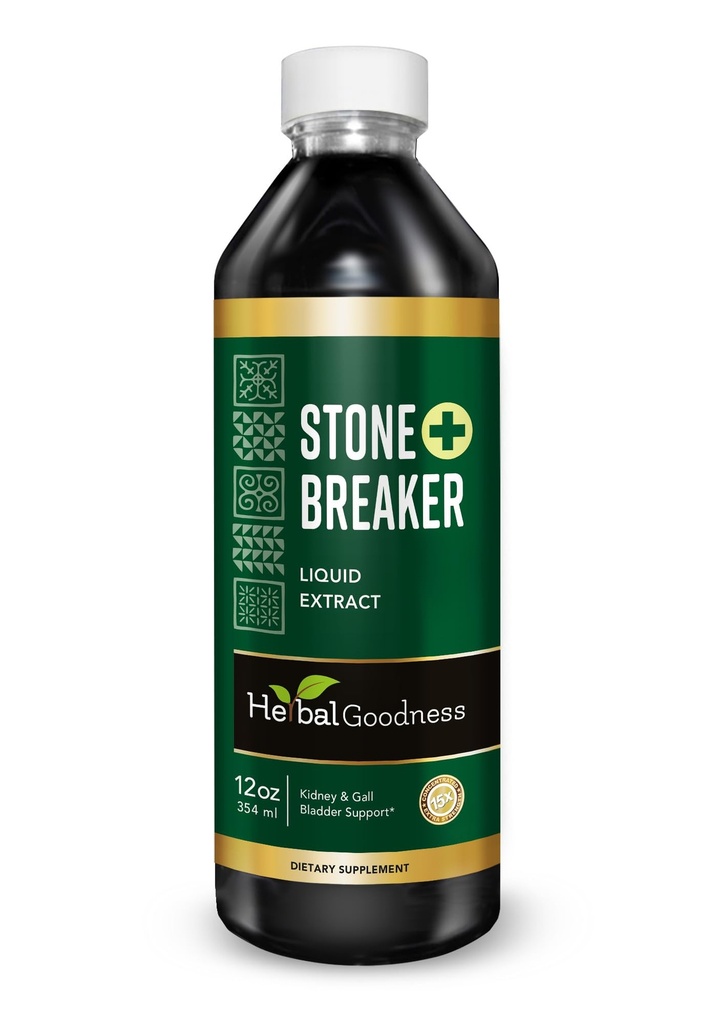 Bylinné dobroty Kamenné Breaker - Organické Chanca Piedra Kamenné obličiek Breaker a rozpúšťadlo s žlčníkom Čistiť pre obličky a žlčník Crystal Flush (12.00 Fl Oz (Stoj 1)