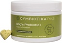 CYMBIOTIKA Dog Probiotic+, Probiotiká pre psov, Gut Health & Immune Suplement with Digestive Enzyme and Green Blend, Prebiotiká, Postbiotiká, Doplnky pre psy, Pumpkin Flavor, 50 Žuvačky