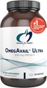 Designs for Health OmegAvail Ultra TG Fish Oil 1200mg - triglycerid Form Omega 3 Fish Oil Supplement with DHA/EPA - No Fishy Dochute (120 Softgels)