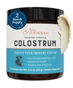 Živé vedomie Colostrum Powder - Tráva Fed Colostrum Supplement s Lactoferrin pre vstrebávanie železa - Hovädzí Colostrum imunitný systém doplnok