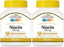 21st Century Niacin 500 mg Tablety s predĺženým uvoľňovaním, počet 100 (27474) (dávka 2)